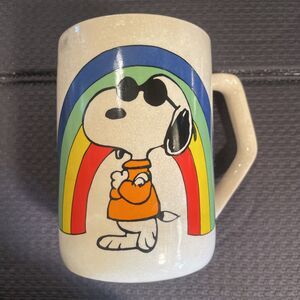 Vintage Peanuts Snoopy Joe, Cool Oversize Coffee Mug Cup Schultz